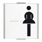 Frankfurt Türschild mit Piktogramm
